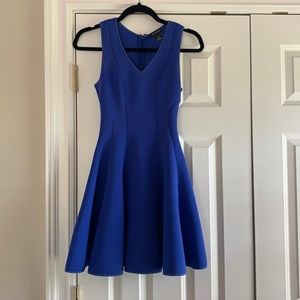 Blue neoprene dress